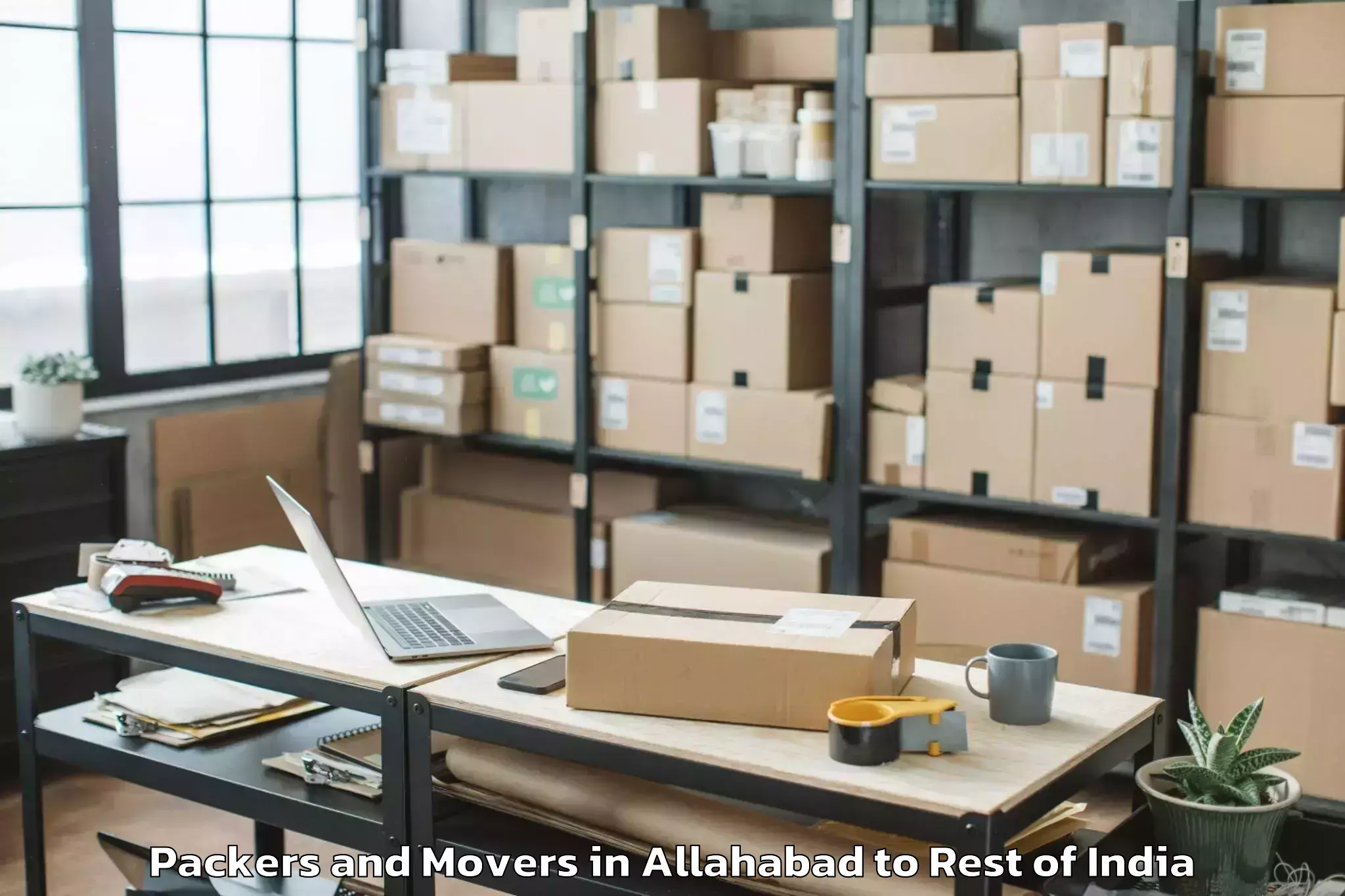 Efficient Allahabad to Rumgong Packers And Movers